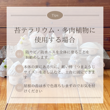 Load image into Gallery viewer, 貝殻屋根の小さなお家 ぽってりS（ココアブラウン）〜プリザーブドモス＆フラワーの貝殻オブジェ
